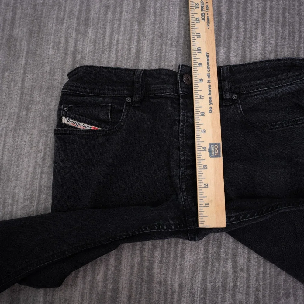 Diesel Sleenker Skinny Jeans Mens 29 Black Excellent Slim Fit Denim Pants